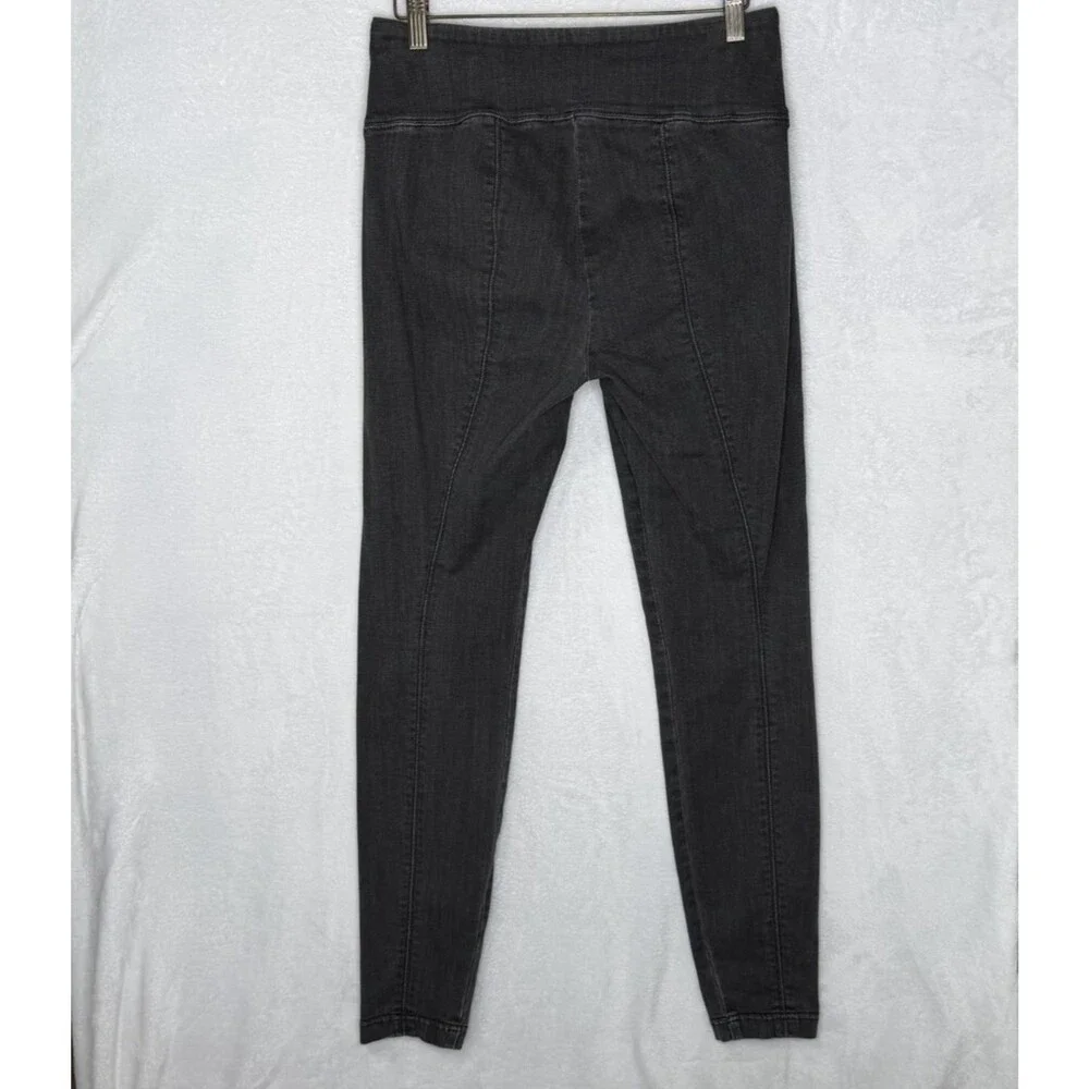 White House Black Market Jeans‎ Size 8 Pull On Runway Legging Black Gray